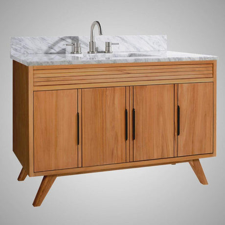 48" Taima Teak Vanity Cabinet for Rectangular Undermount Sink