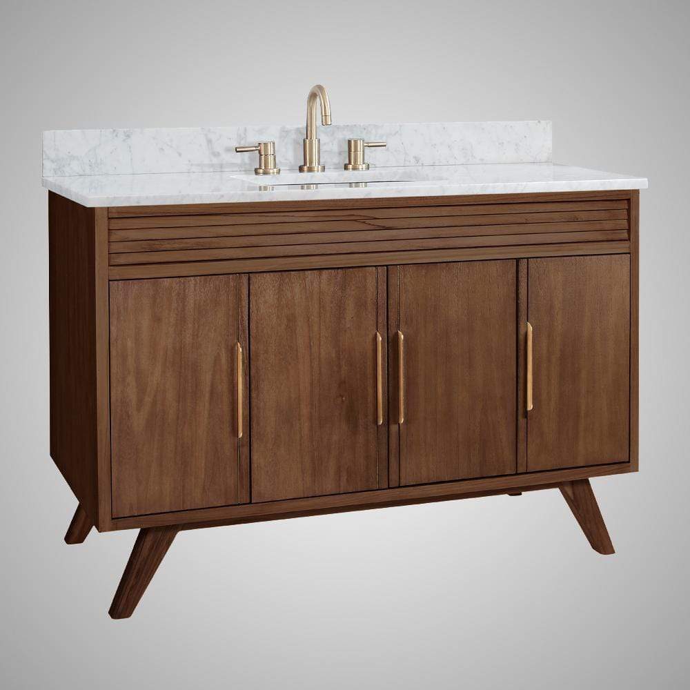 48" Taima Teak Vanity Cabinet for Rectangular Undermount Sink