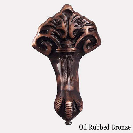 57" Odessa Cast Iron Slipper Clawfoot Tub - Imperial Feet