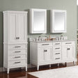 60" Sheridan Double Vanity for Oval Undermount Sinks