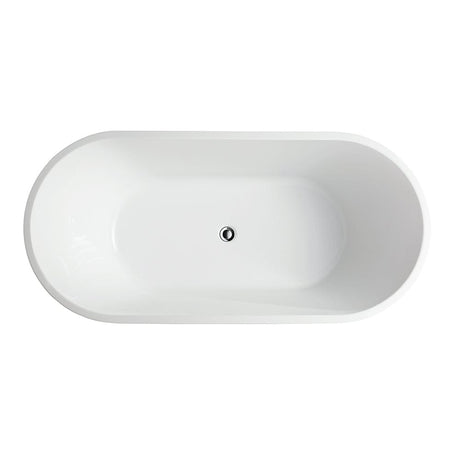 62" Karzen Freestanding Tub with Drain - No Overflow