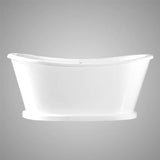 66" Bellaire Cast Iron Skirted Bateau Tub
