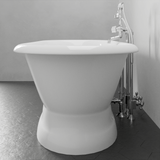 66" Majesty Acrylic Double-Ended Tub with Pedestal