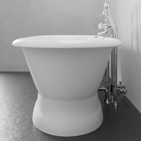 66" Majesty Acrylic Double-Ended Tub with Pedestal