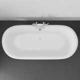 66" Majesty Acrylic Double-Ended Tub with Pedestal