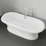 66" Majesty Acrylic Double-Ended Tub with Pedestal