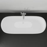 67" Montrose Cast Iron Skirted Bateau Tub