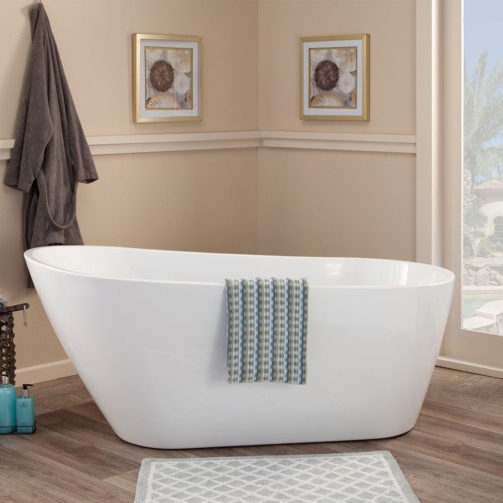 67" Oshawa Acrylic Freestanding Tub