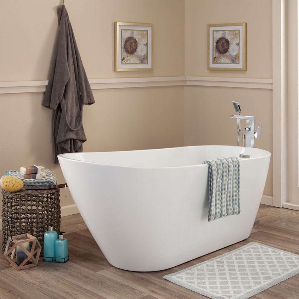 67" Oshawa Acrylic Freestanding Tub