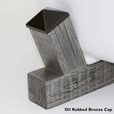 68" Farmstead Acrylic Double-Slipper Clawfoot Tub - Gray Wood Base