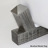 68" Farmstead Acrylic Double-Slipper Clawfoot Tub - Gray Wood Base