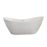 70" Brossard Acrylic Freestanding Tub