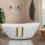 71" Adelaide Acrylic Freestanding Tub