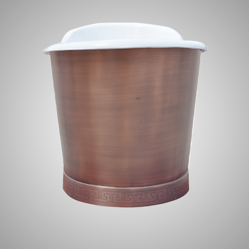 72" Hartman Cast Iron Steel Skirted Bateau Tub