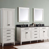 72" Sheridan Double Vanity for Oval Undermount Sinks