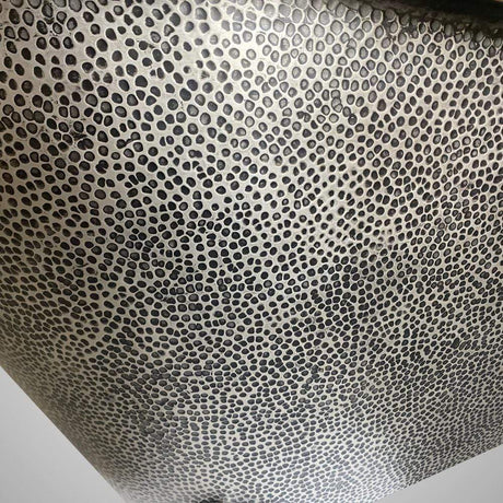 73" Walden Hammered Antique Copper Slipper Clawfoot Tub - Polished Interior