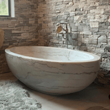 79" Cheverly Marble Double-Ended Tub