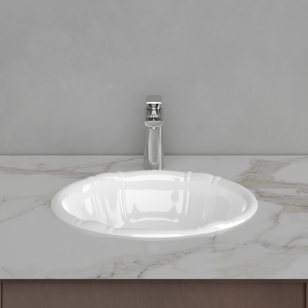 Afton Vitreous China Drop-In Sink