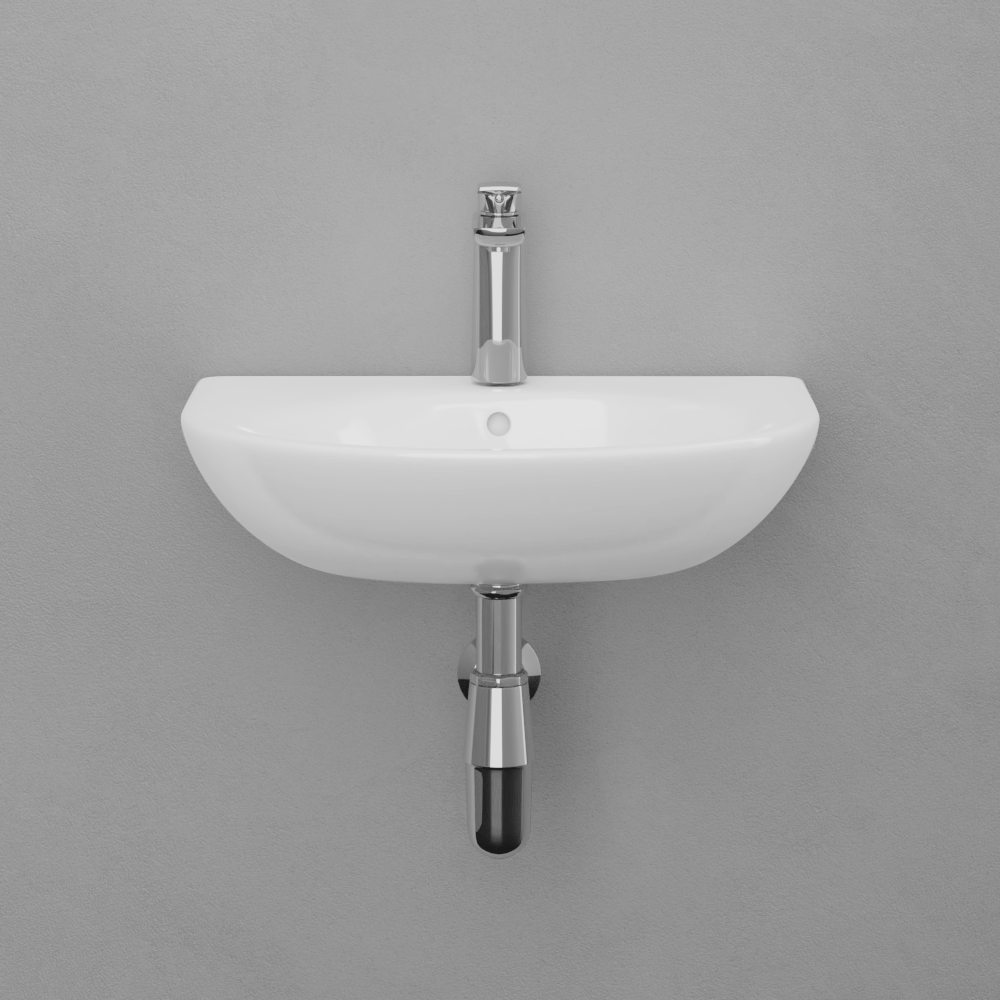 Aiken 100 Vitreous China Wall-Mount Sink
