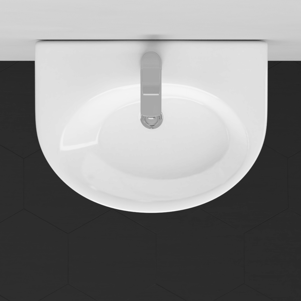 Aiken 100 Vitreous China Wall-Mount Sink