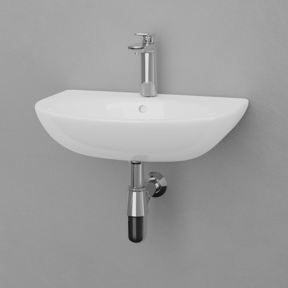 Aiken 100 Vitreous China Wall-Mount Sink
