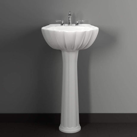 Alma Vitreous China Pedestal Sink