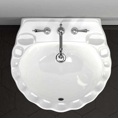 Alma Vitreous China Pedestal Sink