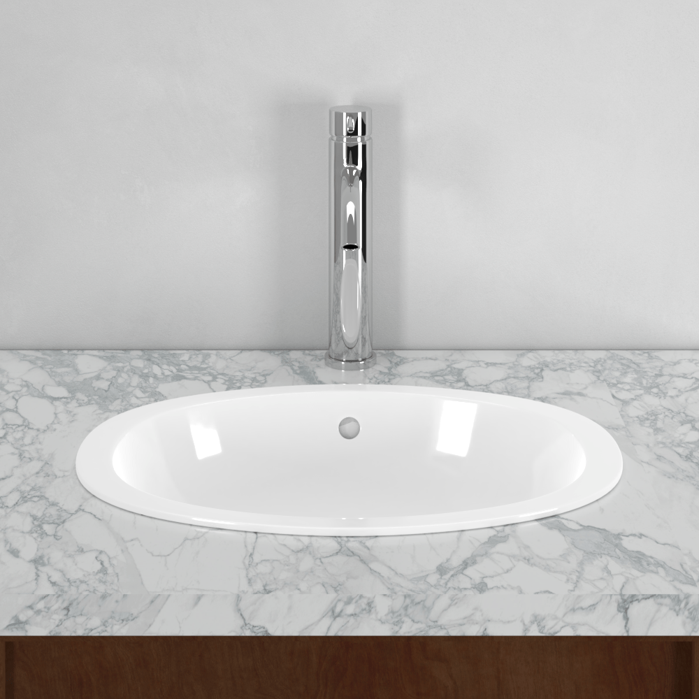 Anders Vitreous China Drop-In Sink