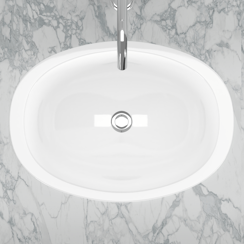 Anders Vitreous China Drop-In Sink