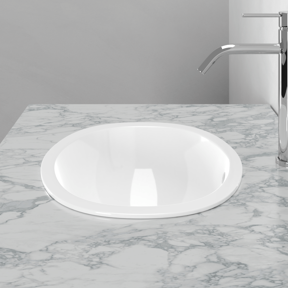Anders Vitreous China Drop-In Sink