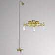 Antique-Style Diverter Tub Faucet with Standard Shower Head