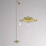 Antique-Style Diverter Tub Faucet with Standard Shower Head