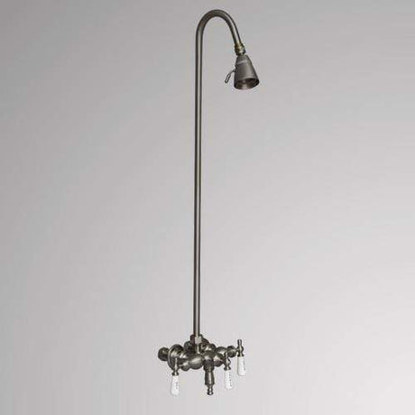 Antique-Style Diverter Tub Faucet with Standard Shower Head