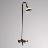 Antique-Style Diverter Tub Faucet with Sunflower Shower Head