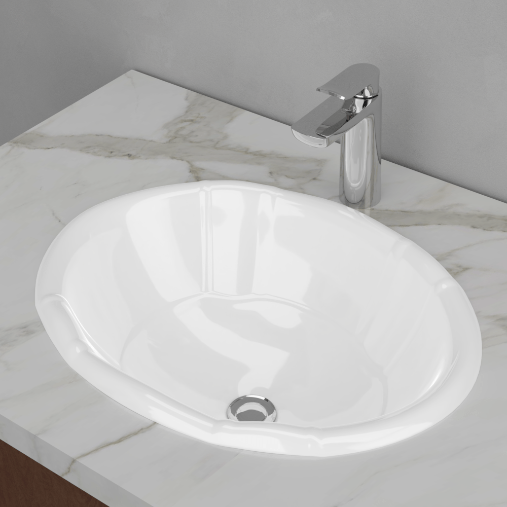 Arcola Vitreous China Drop-In Sink