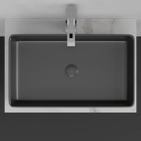 Arnelle Vitreous China Vessel Sink - Matte Black