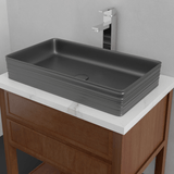 Arnelle Vitreous China Vessel Sink - Matte Black