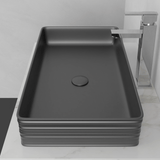 Arnelle Vitreous China Vessel Sink - Matte Black