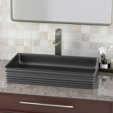 Arnelle Vitreous China Vessel Sink - Matte Gray
