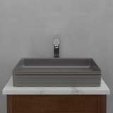 Arnelle Vitreous China Vessel Sink - Matte Gray