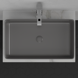 Arnelle Vitreous China Vessel Sink - Matte Gray