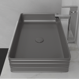 Arnelle Vitreous China Vessel Sink - Matte Gray