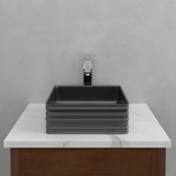 Arrosa Vitreous China Vessel Sink - Matte Black