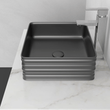 Arrosa Vitreous China Vessel Sink - Matte Black