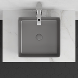 Arrosa Vitreous China Vessel Sink - Matte Gray