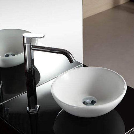 Askov Vitreous China Round Vessel Sink