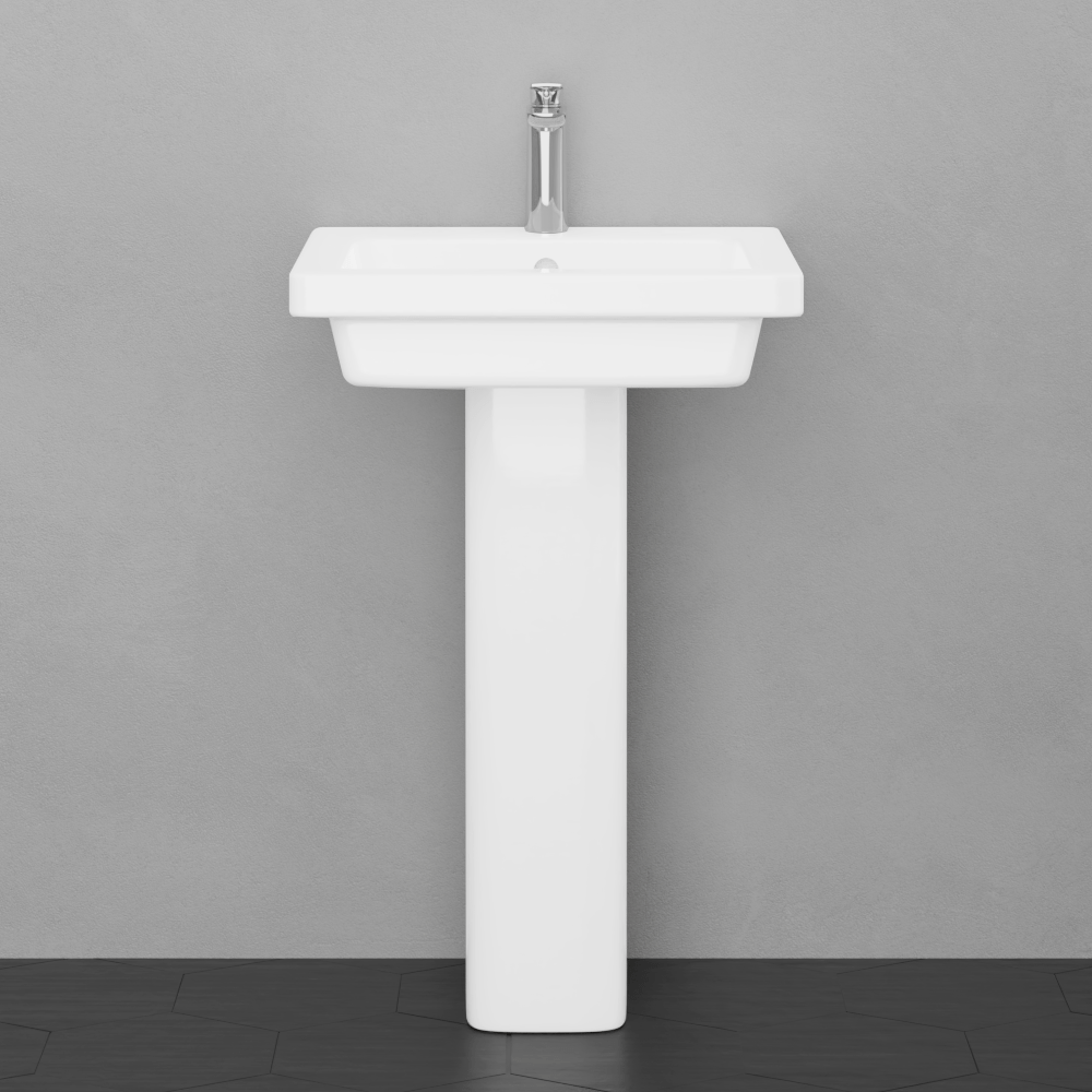 Aurora 100 Vitreous China Pedestal Sink
