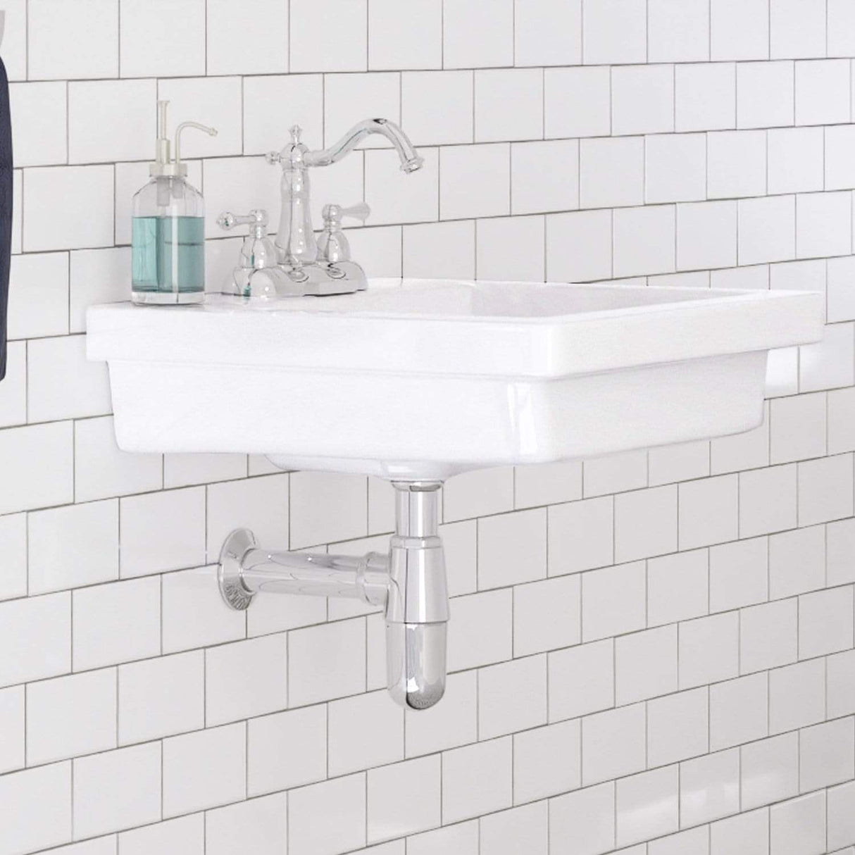 Aurora 100 Vitreous China Wall-Mount Sink