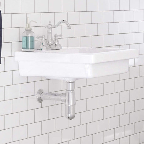 Aurora 100 Vitreous China Wall-Mount Sink