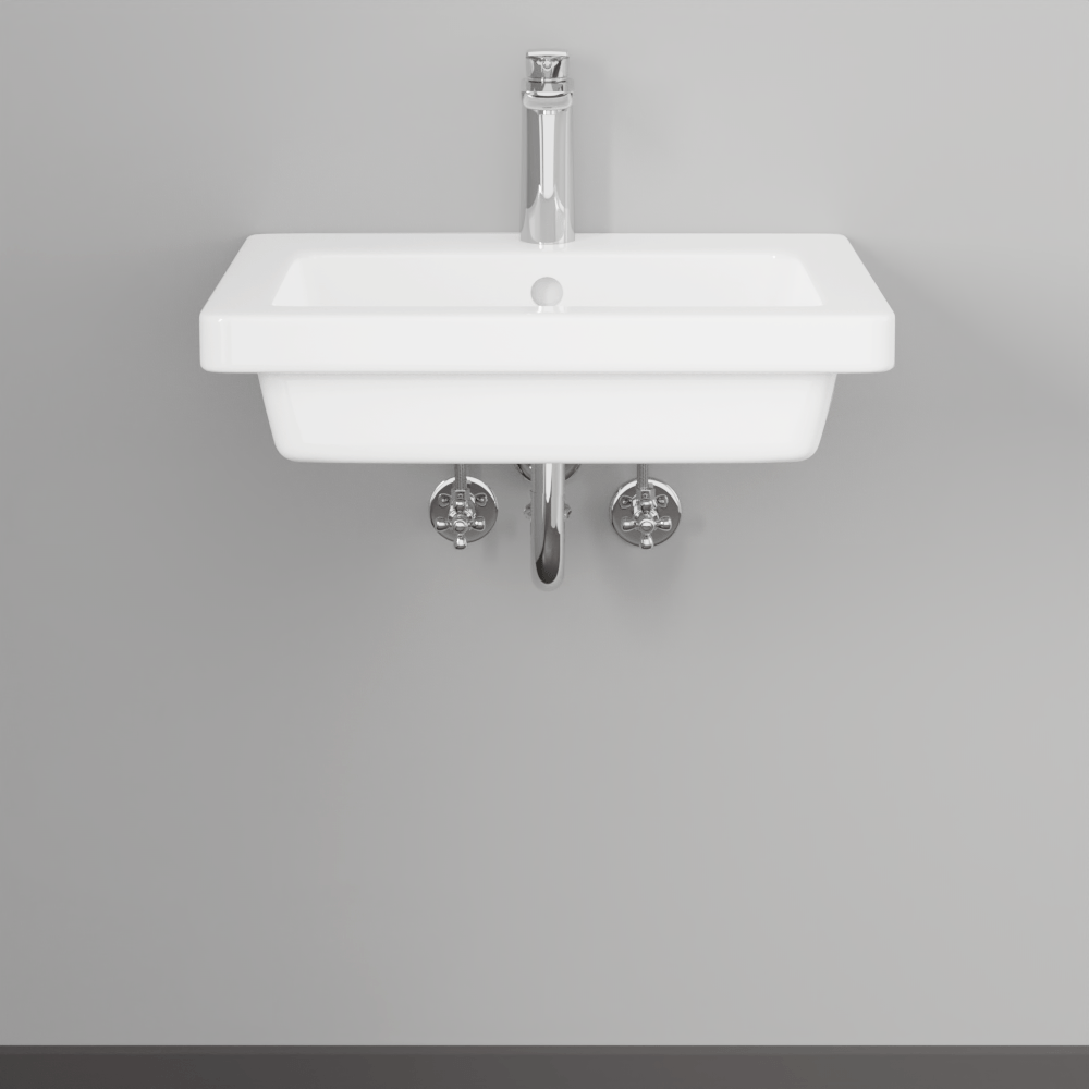 Aurora 100 Vitreous China Wall-Mount Sink